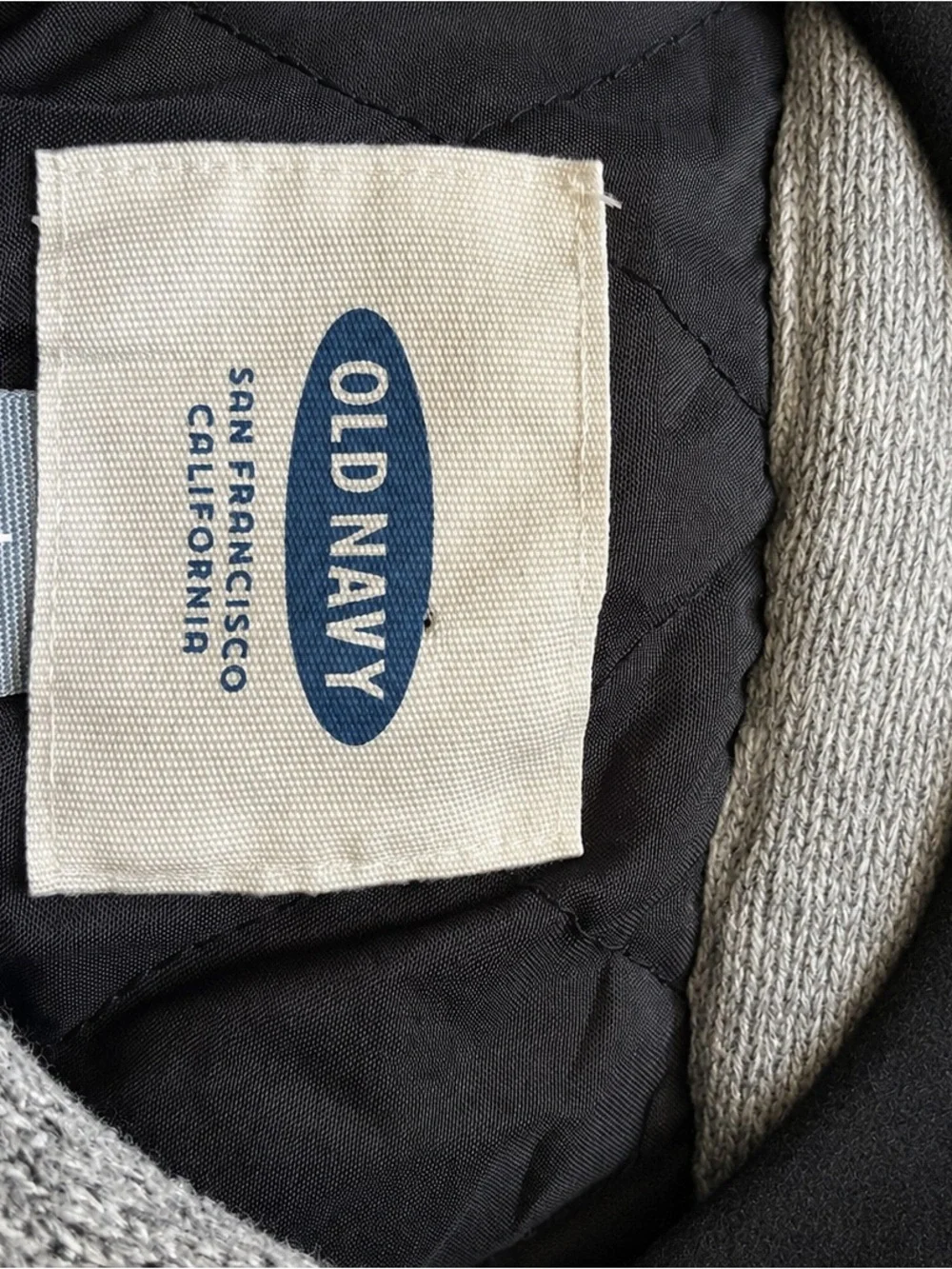 Old Navy Grey Button-Front Wool Shirt Jacket